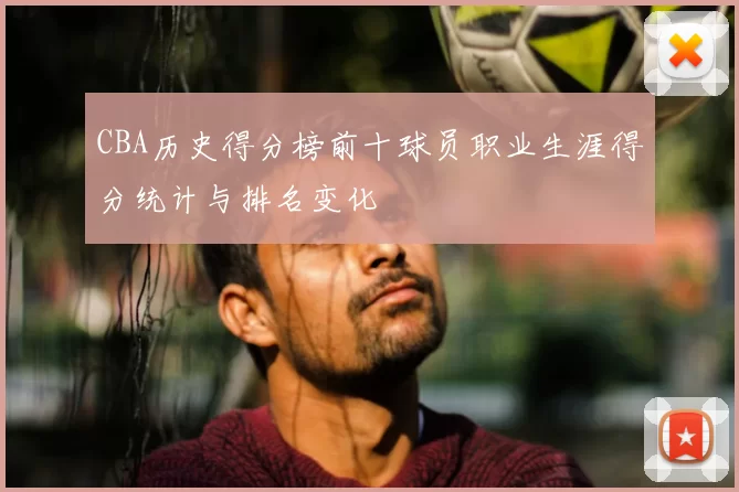 CBA历史得分榜前十球员职业生涯得分统计与排名变化